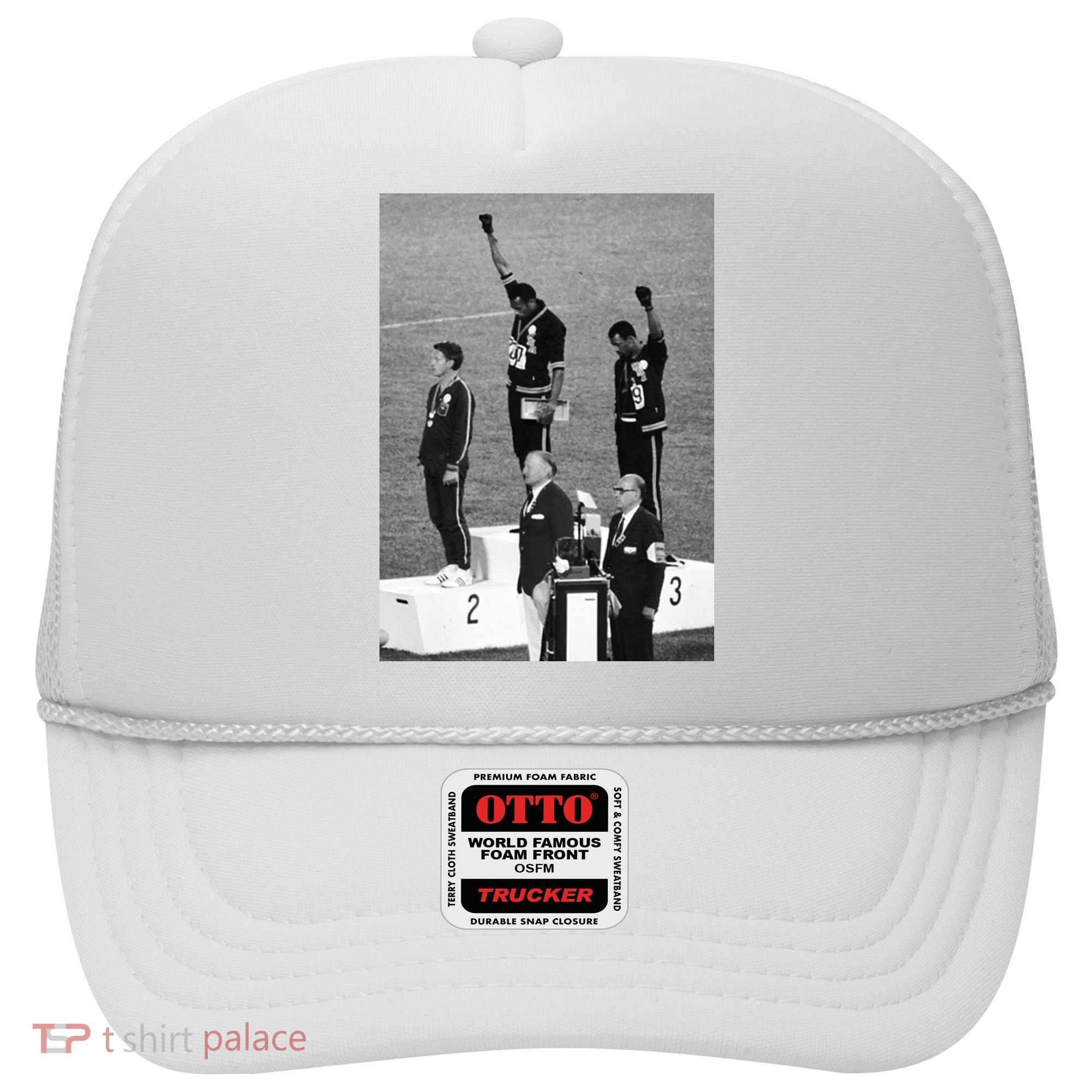 Black Power Black Fist 1968 Olympics Hat