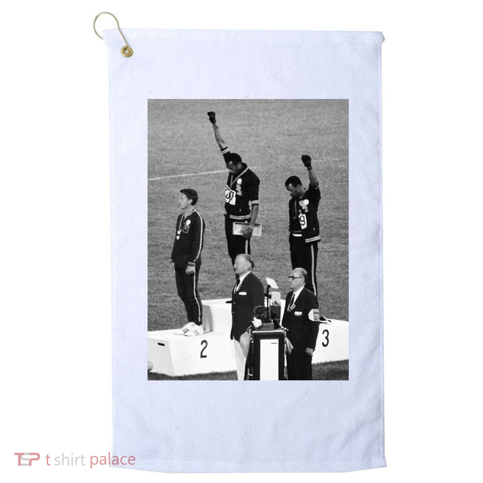 Black Power Black Fist 1968 Olympics Golf Towel