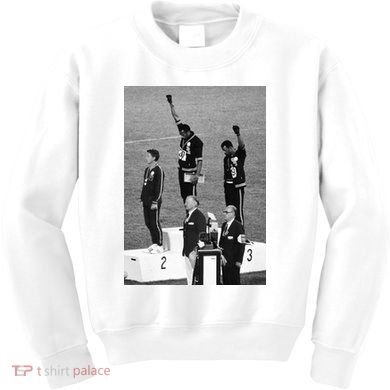 Black Power Black Fist 1968 Olympics Kids Sweatshirt