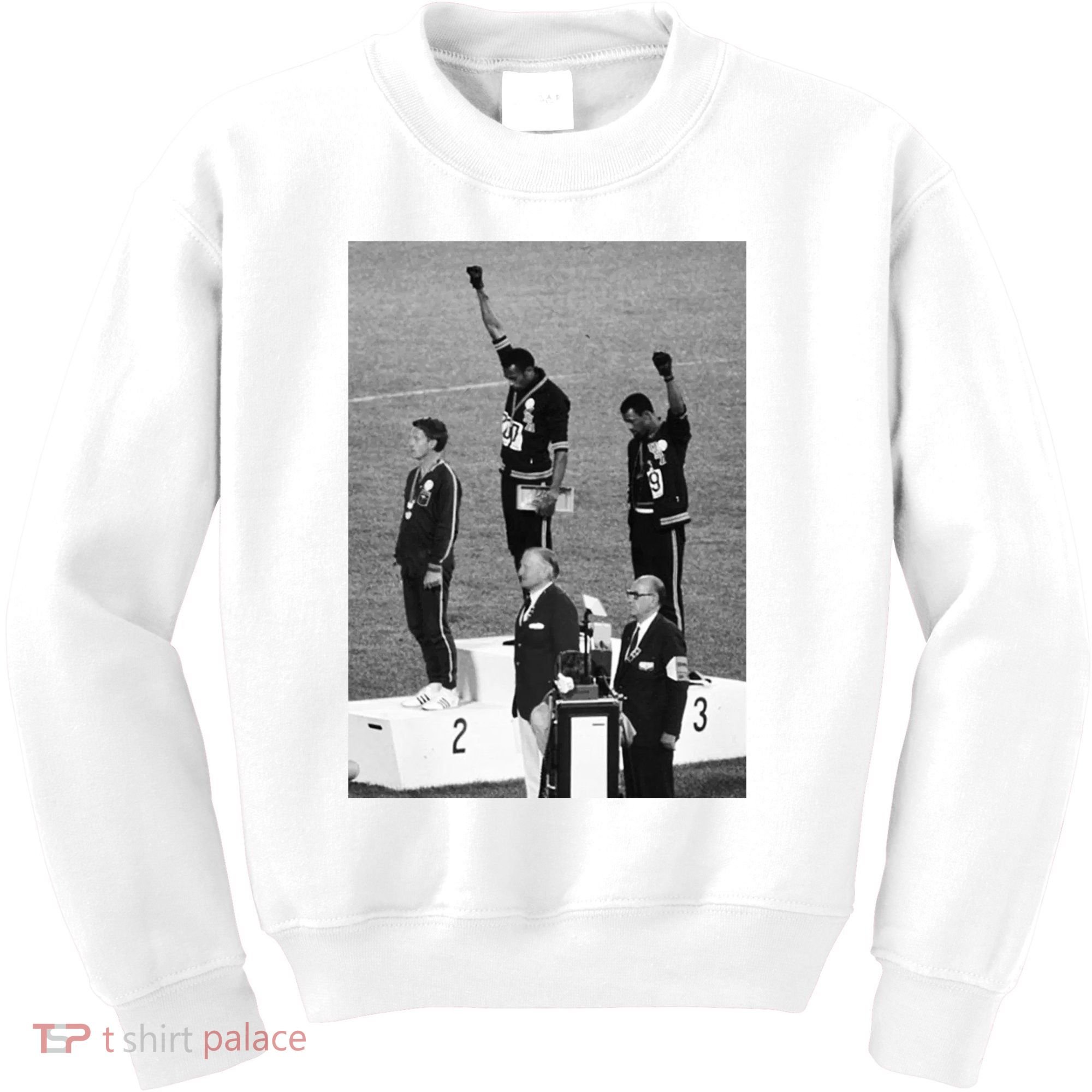Black Power Black Fist 1968 Olympics Kids Sweatshirt