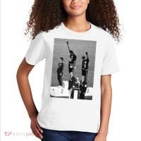 Black Power Black Fist 1968 Olympics Kids T-Shirt thumb 2