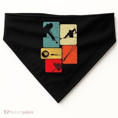 Billiard Pool Billard Snooker USA-Made Doggie Bandana