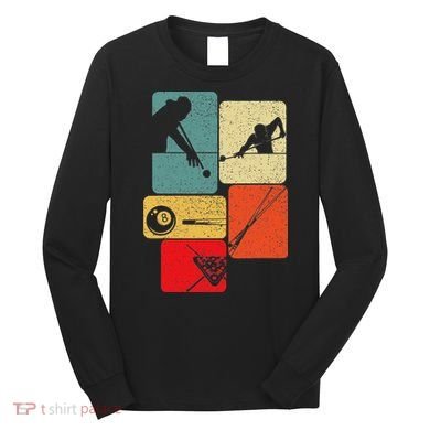 Billiard Pool Billard Snooker Long Sleeve Shirt