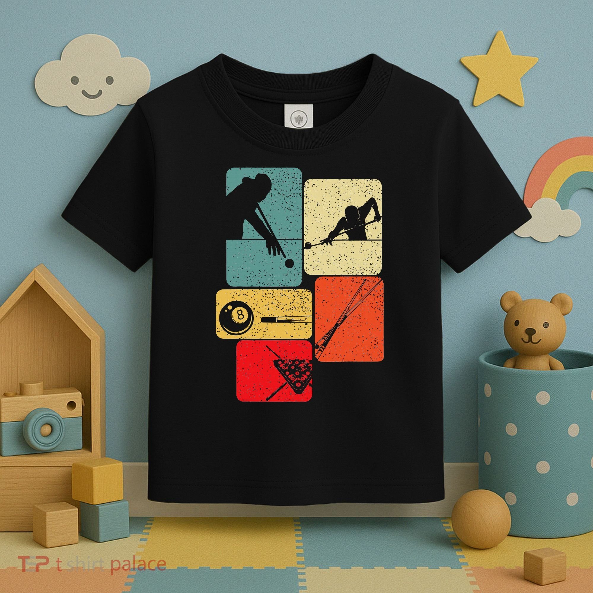 Billiard Pool Billard Snooker Toddler T-Shirt