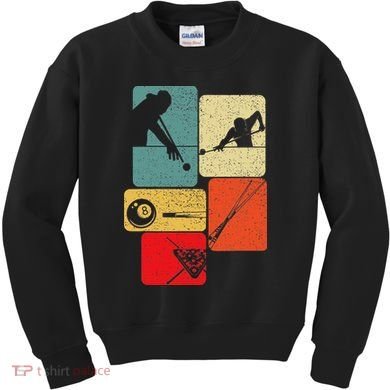 Billiard Pool Billard Snooker Kids Sweatshirt