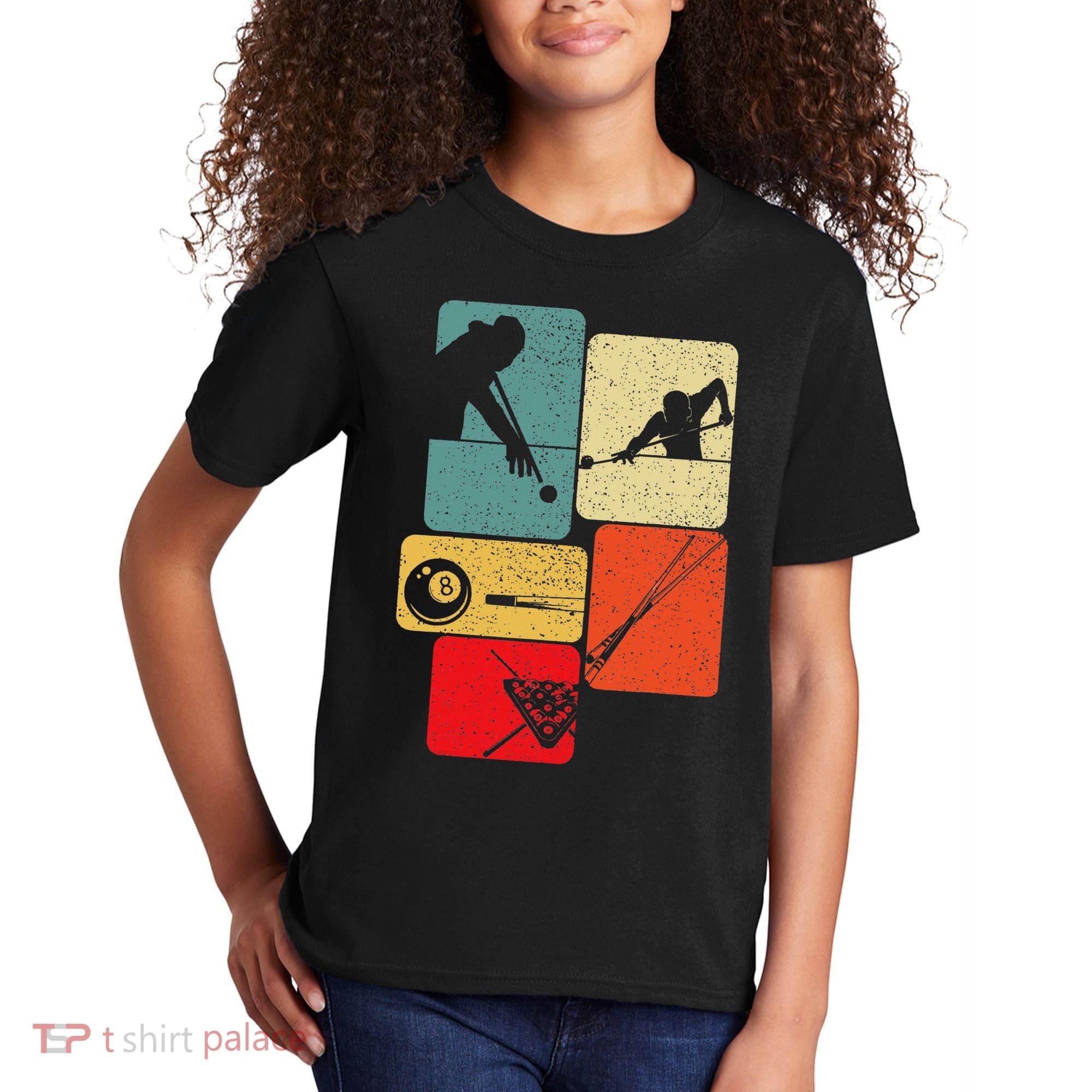 Billiard Pool Billard Snooker Kids T-Shirt