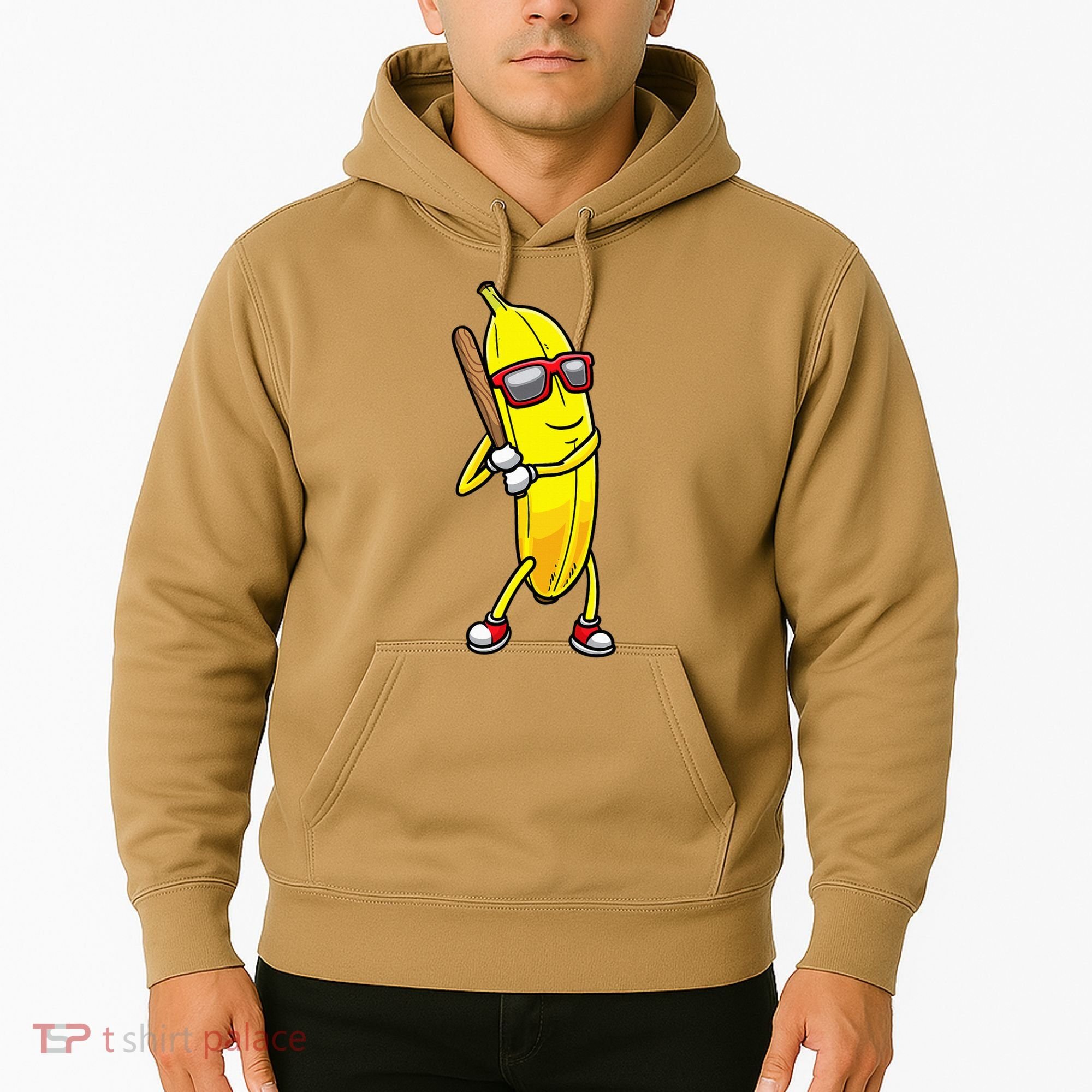 Banana Playing Baseball Fruit Lover Hoodie
