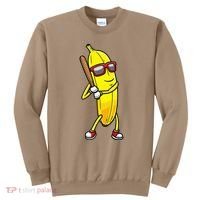 Banana Playing Baseball Fruit Lover Sweatshirt thumb 0