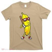 Banana Playing Baseball Fruit Lover T-Shirt thumb 0