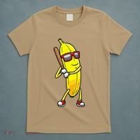 Banana Playing Baseball Fruit Lover T-Shirt thumb 5