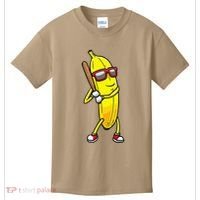 Banana Playing Baseball Fruit Lover Kids T-Shirt thumb 0