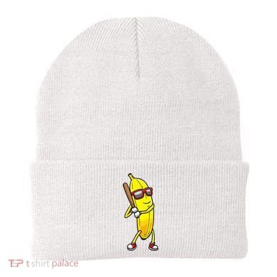 Banana Playing Baseball Fruit Lover Beanie