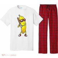 Banana Playing Baseball Fruit Lover Pajama Set thumb 0