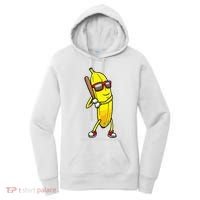Banana Playing Baseball Fruit Lover Women's Hoodie thumb 0