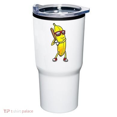 Banana Playing Baseball Fruit Lover Tumbler