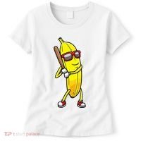 Banana Playing Baseball Fruit Lover Women's T-Shirt thumb 0