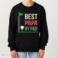 Best Papa By Par Funny Fathers Day Birthday Golfer Dad Gift Cool Gift Women's Sweatshirt thumb 0