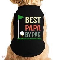 Best Papa By Par Funny Fathers Day Birthday Golfer Dad Gift Cool Gift Doggie Tank thumb 0