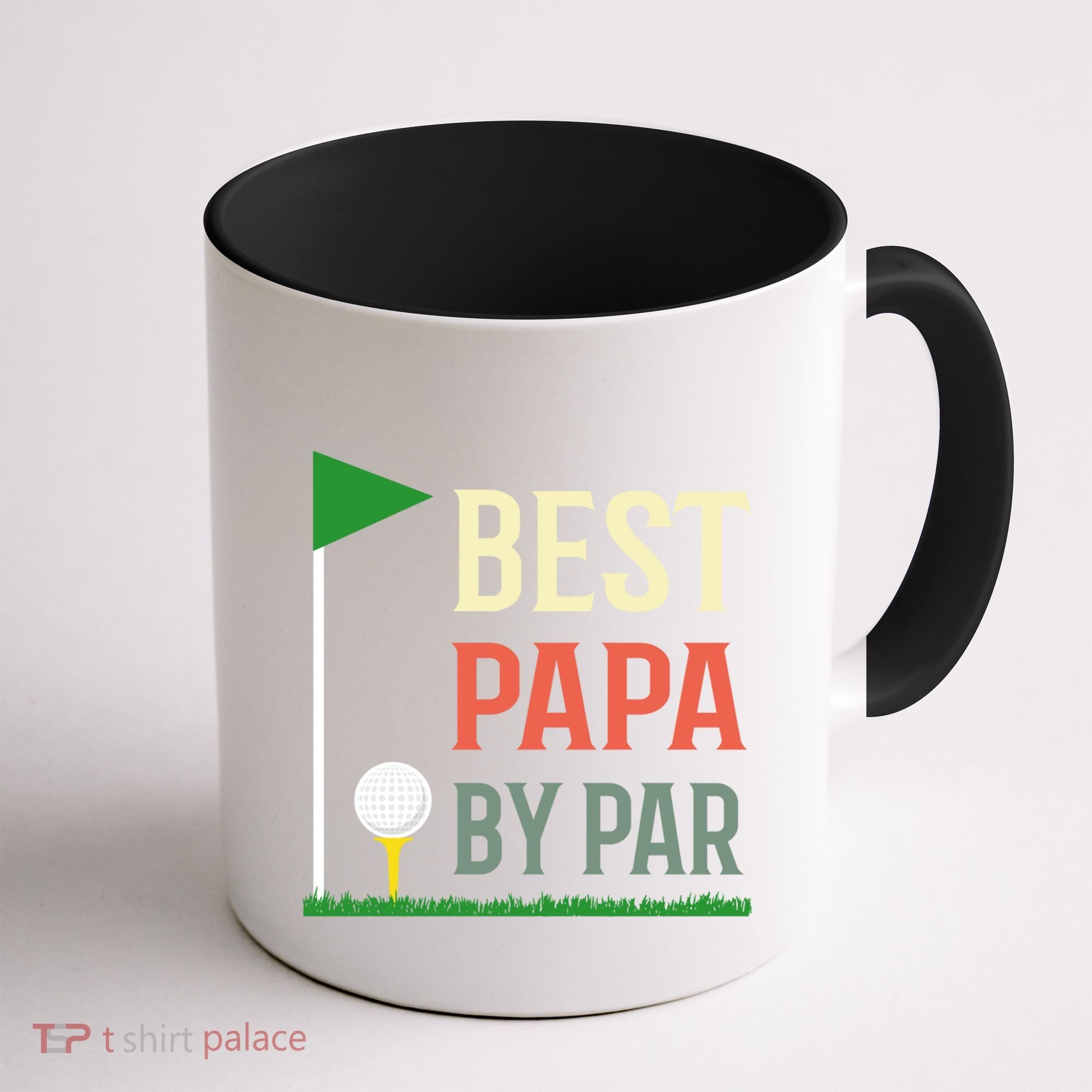 Best Papa By Par Funny Fathers Day Birthday Golfer Dad Gift Cool Gift Coffee Mug