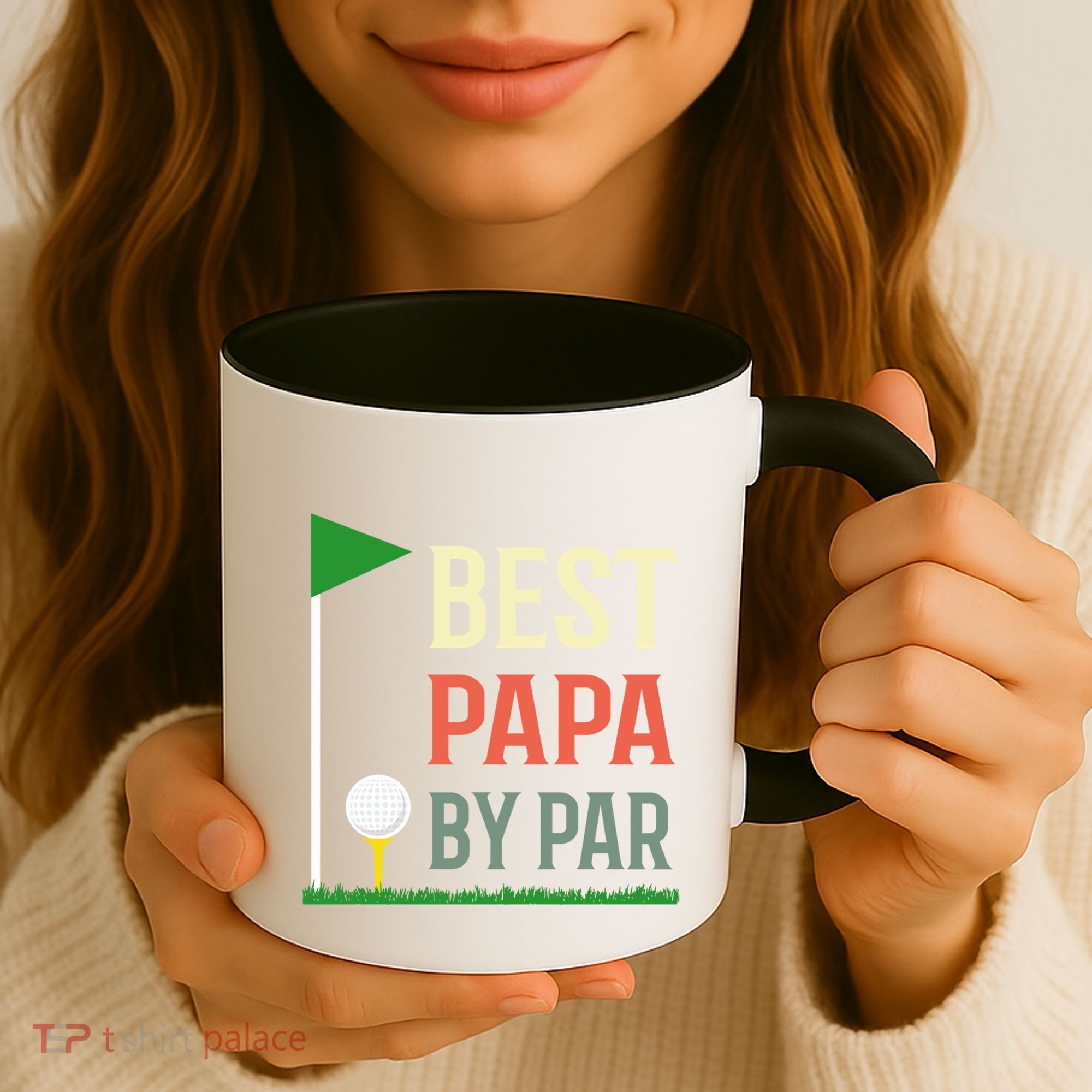 Best Papa By Par Funny Fathers Day Birthday Golfer Dad Gift Cool Gift Coffee Mug