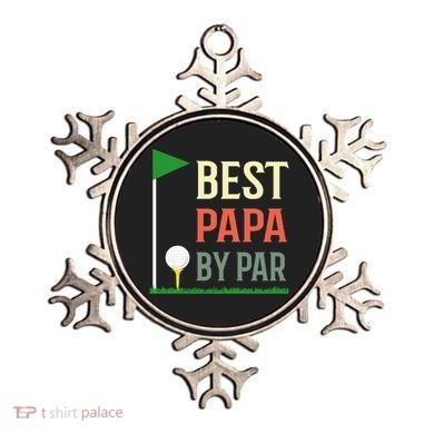 Best Papa By Par Funny Fathers Day Birthday Golfer Dad Gift Cool Gift Ornament