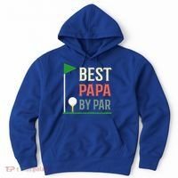 Best Papa By Par Funny Fathers Day Birthday Golfer Dad Gift Cool Gift Hoodie thumb 0