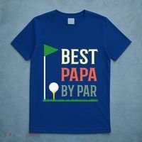 Best Papa By Par Funny Fathers Day Birthday Golfer Dad Gift Cool Gift T-Shirt thumb 5