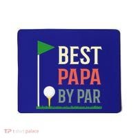Best Papa By Par Funny Fathers Day Birthday Golfer Dad Gift Cool Gift Mousepad thumb 0