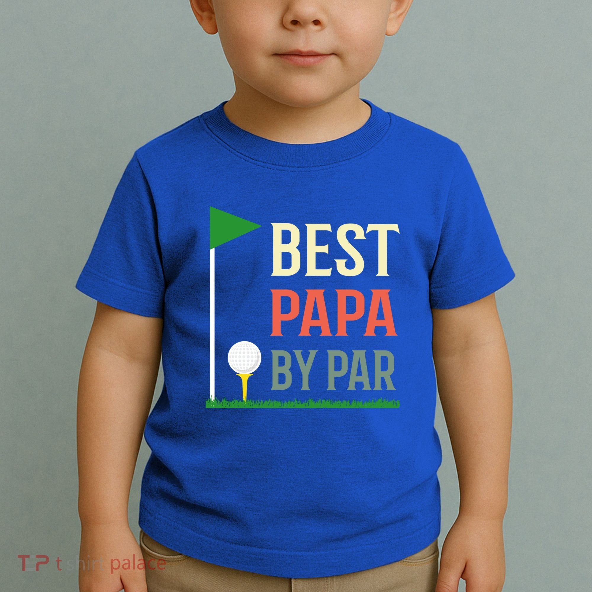 Best Papa By Par Funny Fathers Day Birthday Golfer Dad Gift Cool Gift Toddler T-Shirt