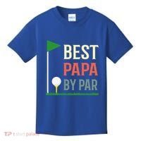 Best Papa By Par Funny Fathers Day Birthday Golfer Dad Gift Cool Gift Kids T-Shirt thumb 0