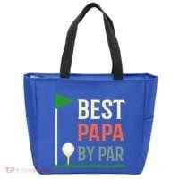 Best Papa By Par Funny Fathers Day Birthday Golfer Dad Gift Cool Gift Tote Bag thumb 0