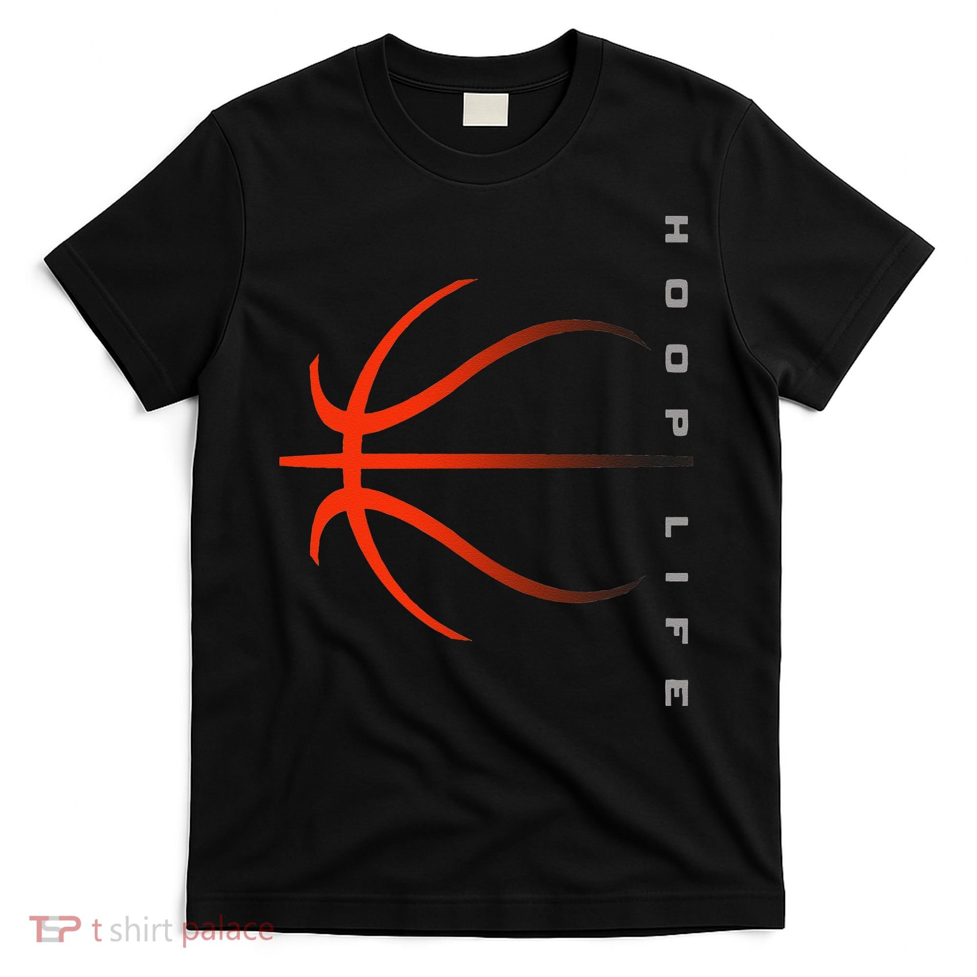 Basketball Playing Basketball Sports Retro Sunset T-Shirt