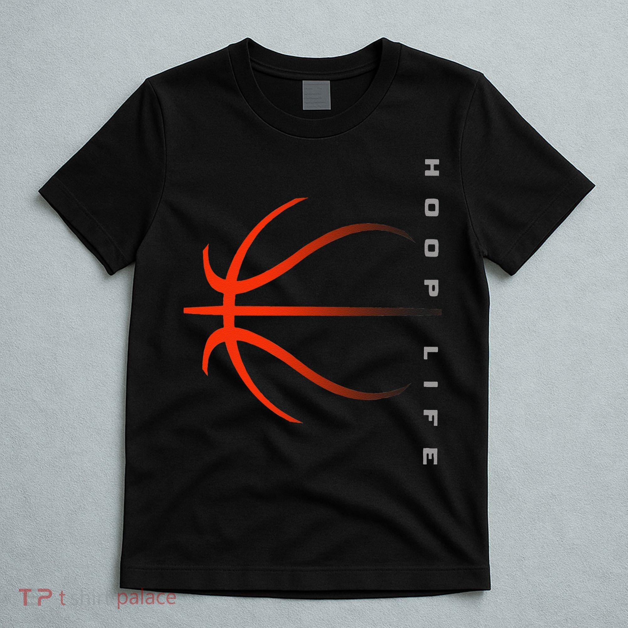 Basketball Playing Basketball Sports Retro Sunset T-Shirt