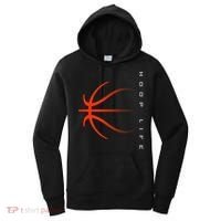 Basketball Playing Basketball Sports Retro Sunset Women's Hoodie thumb 0