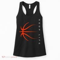 Basketball Playing Basketball Sports Retro Sunset Women's Tank Top thumb 0