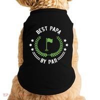 Best Papa By Par Funny Gift Golf Cool Gift For Golfing Dads Cool Gift Doggie Tank thumb 0