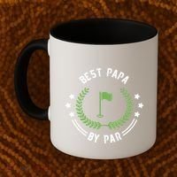 Best Papa By Par Funny Gift Golf Cool Gift For Golfing Dads Cool Gift Coffee Mug thumb 2
