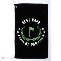 Best Papa By Par Funny Gift Golf Cool Gift For Golfing Dads Cool Gift Golf Towel thumb 0