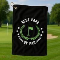 Best Papa By Par Funny Gift Golf Cool Gift For Golfing Dads Cool Gift Golf Towel thumb 1