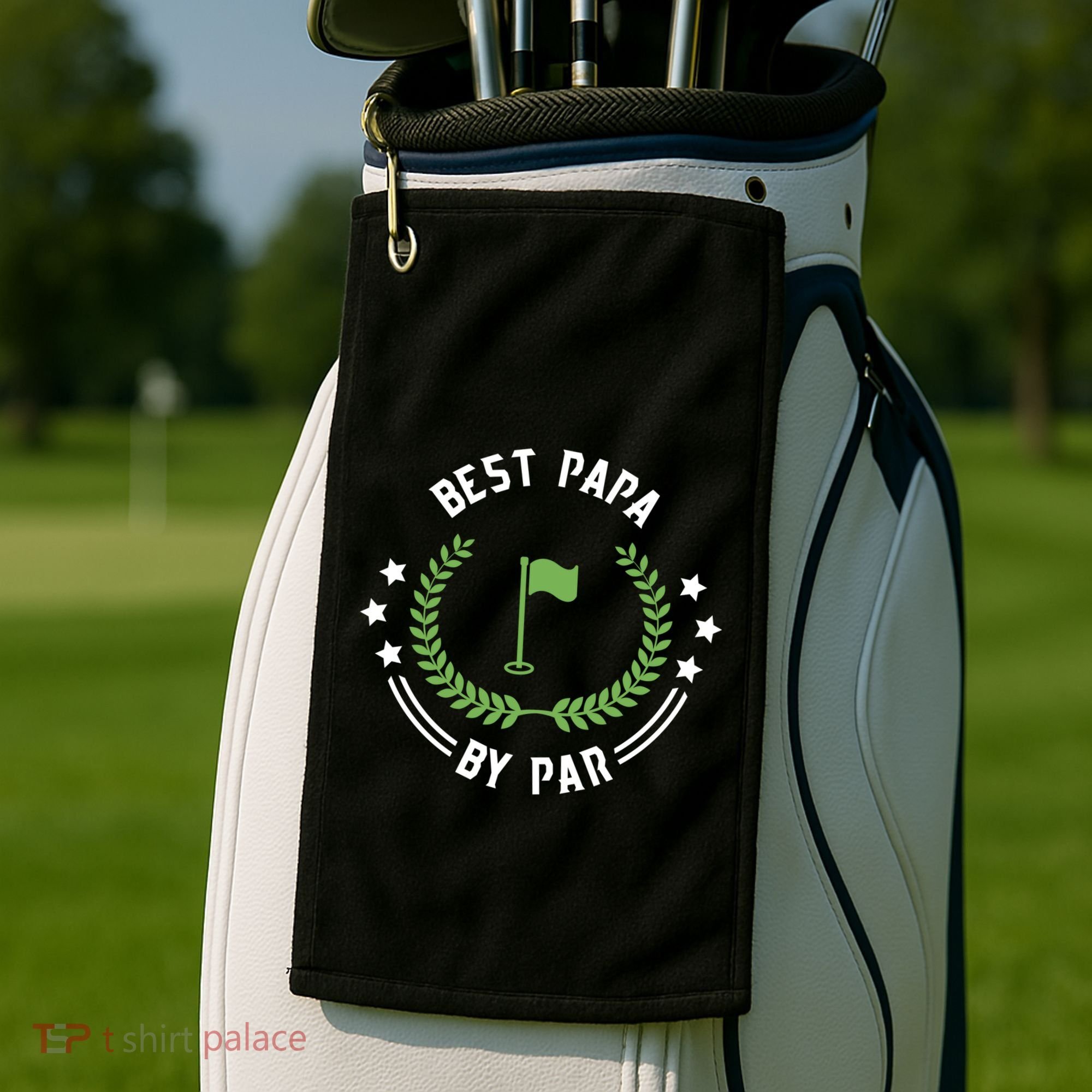 Best Papa By Par Funny Gift Golf Cool Gift For Golfing Dads Cool Gift Golf Towel