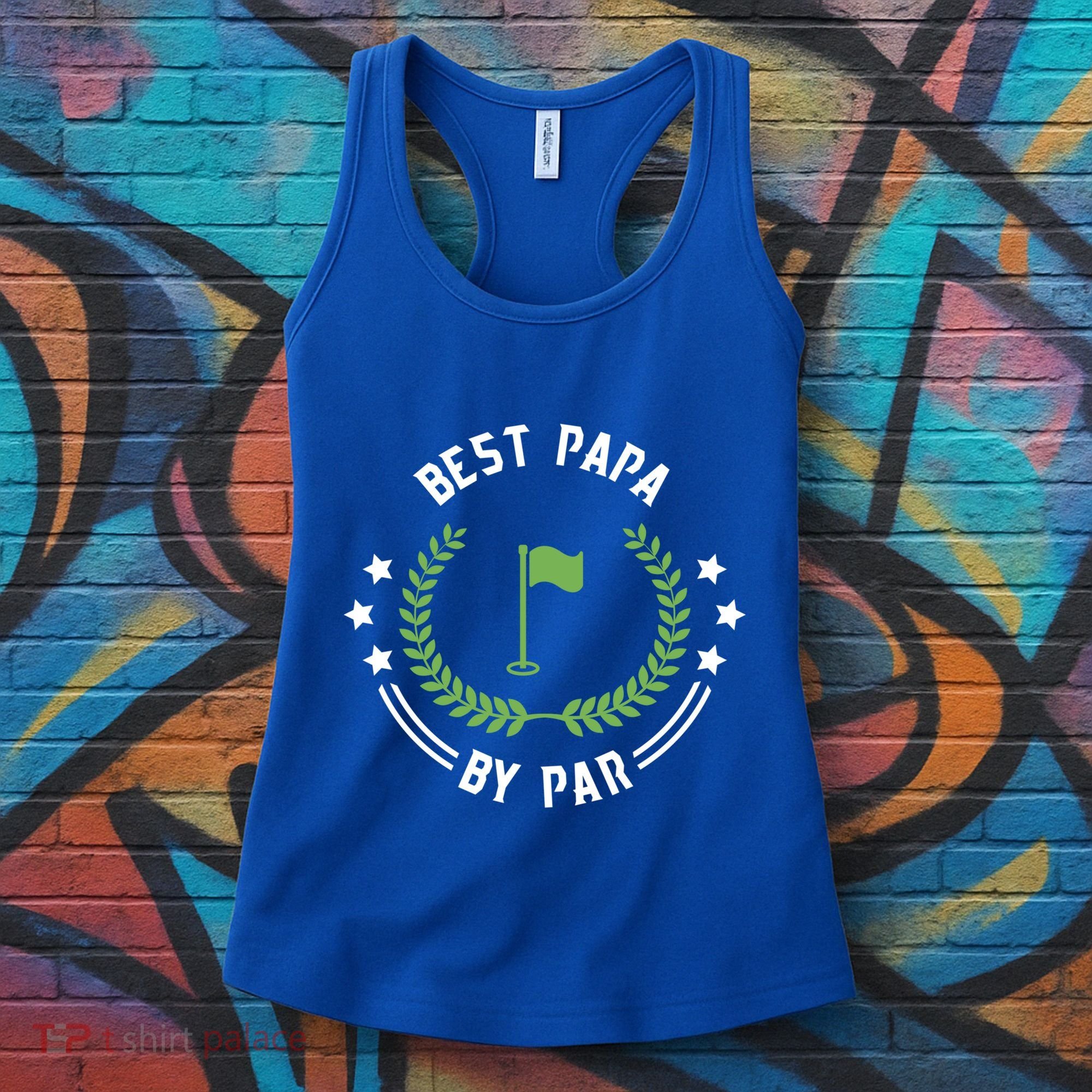 Best Papa By Par Funny Gift Golf Cool Gift For Golfing Dads Cool Gift Women's Tank Top