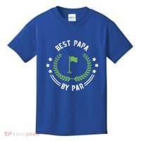 Best Papa By Par Funny Gift Golf Cool Gift For Golfing Dads Cool Gift Kids T-Shirt thumb 0