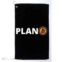 Bitcoin, Plan B, DeF,i BTFD, Bitcoin, HODL, Crypto Gift, Cryptocoin Golf Towel thumb 0