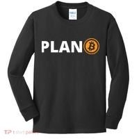 Bitcoin, Plan B, DeF,i BTFD, Bitcoin, HODL, Crypto Gift, Cryptocoin Kids Long Sleeve Shirt thumb 0