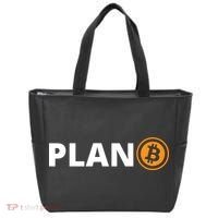Bitcoin, Plan B, DeF,i BTFD, Bitcoin, HODL, Crypto Gift, Cryptocoin Tote Bag thumb 0