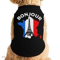 Bonjour Paris Doggie Tank thumb 0