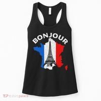Bonjour Paris Women's Tank Top thumb 0