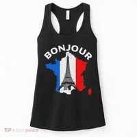 Bonjour Paris Women's Tank Top thumb 0