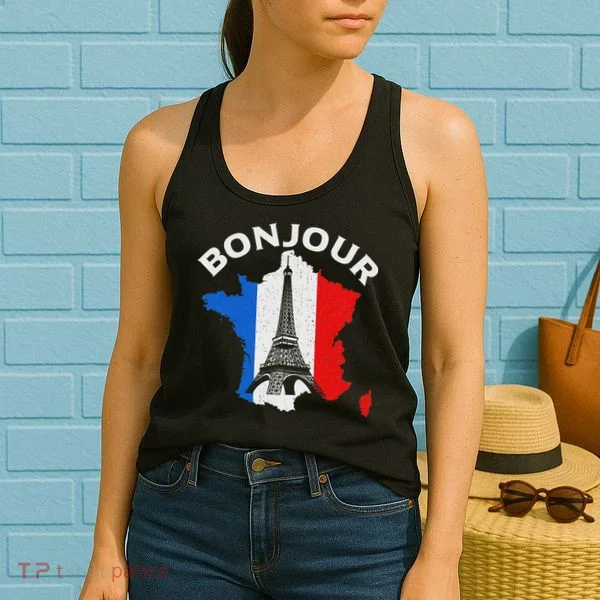 Bonjour Paris Women's Tank Top
