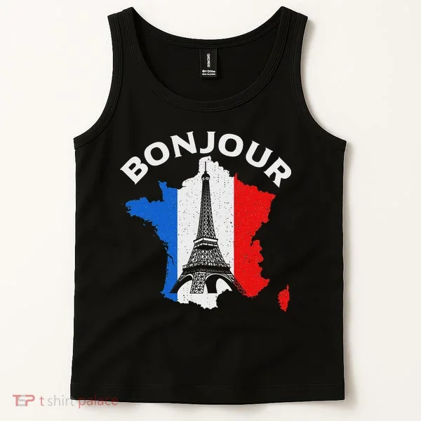 Bonjour Paris Tank Top